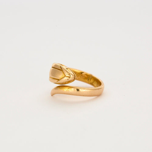 Bague Bague cobra or jaune 58 Facettes LP835/4