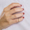 Bague Bague avec motif coeur en or jaune et platine 58 Facettes LP603/4