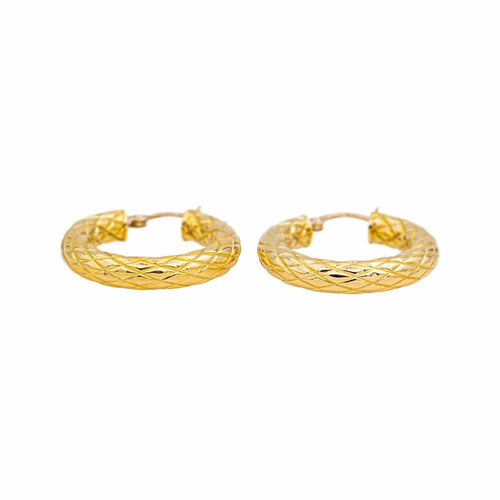 Boucles d'oreilles Boucles d'oreilles Créoles  Or jaune 58 Facettes 4895768CN