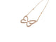Collier collier MESSIKA papillon pm 04145-0068 or rose 18 carats et diamants 0,58 ct 58 Facettes 268899