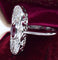 Bague 56 Bague en or blanc avec rubis 58 Facettes