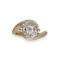 Bague 49 Bague Vangelder – Or Jaune et Gris 18k – Diamants 1.20 ct – Vers 1990 – Taille 49 58 Facettes FB10862