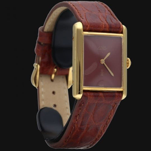 Montre Cartier Montre Tank Vermeil 58 Facettes MT42245