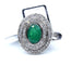 53 Bague Art Déco en or et diamant émeraude 58 Facettes