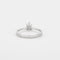 Bague 57 Bague solitaire or gris ornée d'un diamant 58 Facettes 177-1