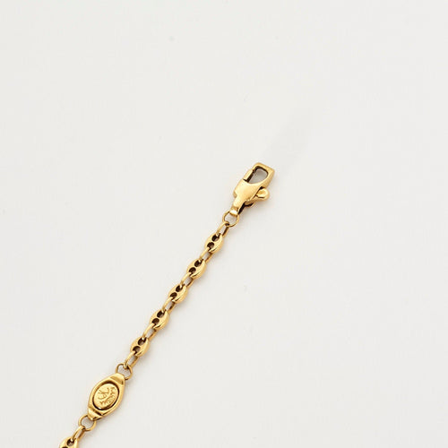 Bracelet Gourmette or jaune 58 Facettes LP155