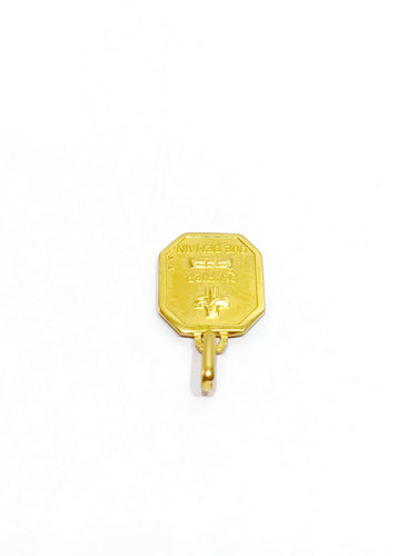 Pendentif AUGIS - Médaille d'amour en or 58 Facettes