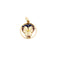 Pendentif Pendentif or jaune et émail à décor de pensée 58 Facettes SMA0076