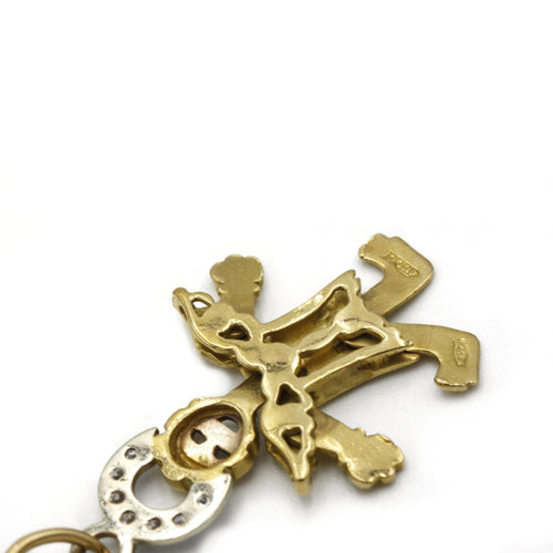 Pendentif FRED - Pendentif Ange Or Jaune Diamants 58 Facettes 240183R
