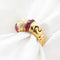Bague Bague Bulgari Gancio en or jaune avec diamants 58 Facettes 14549