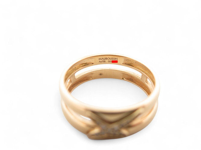 Bague 53 bague MAUBOUSSIN etoilement divine ri0985ygdi t53 en or jaune 18k diamant 58 Facettes 270846