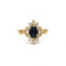 Bague 52 Bague - Or jaune, Diamants & Saphir 58 Facettes 250119R