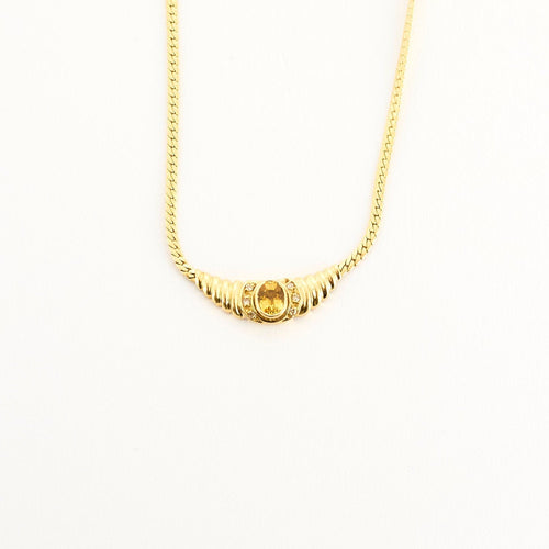 Collier Collier or jaune maille cobra saphir 58 Facettes LP1080/16