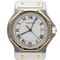 Montre Cartier Montre Santos Ronde Octagon Or Jaune 18K Et Acier 58 Facettes mt44113