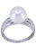 Bague 48 BAGUE PERLE ET DIAMANTS 58 Facettes 086031
