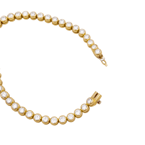 Bracelet Bracelet ligne, diamants en serti clos. 58 Facettes 34610