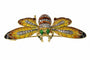 Pendentif Vintage Bee Brooch-Pendant with Plique-à-Jour Enamel and Trembling Wings 58 Facettes 24263-0277