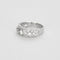 Bague 54 Bague jarretière or gris et diamants 58 Facettes EB3