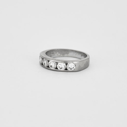 Bague jonc avec diamants 58 Facettes 240250