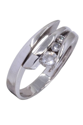 BAGUE TRILOGIE DIAMANTS 58 Facettes 094271