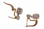 Boucles d'oreilles Deco Diamonds : L'élégance des années 1920 en or et platine