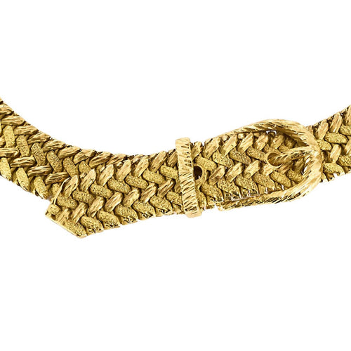 Hermès - Collection Prélude - Rare Collier Vintage en Or jaune 18k