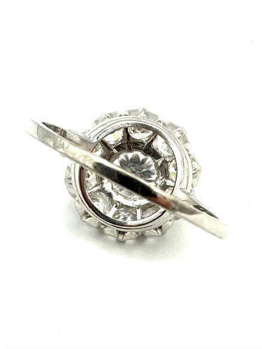 Bague Bague Margurite platine et diamants (2ct environ) 58 Facettes