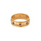 Bague 54,5 Bague jonc or jaunen et rubis 58 Facettes GU272