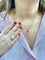 Pendentif Parure 2 pièces en or jaune 18 carats, diamants et citrines 58 Facettes