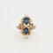 Bague 51.5 Bague Oblongue Saphirs 58 Facettes 3270002