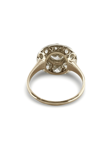 Bague 56 Bague ancienne or rose et 2,36 ct diamants 58 Facettes 0000067