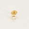Boucles d'oreilles Boutons d'oreilles en or jaune et diamants 58 Facettes B250536