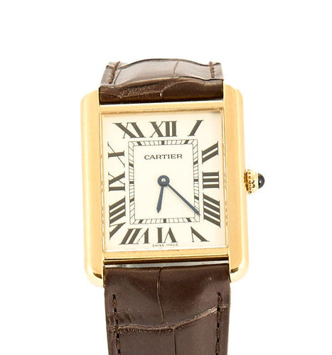 Montre Cartier - Montre Tank acier et or jaune 58 Facettes