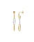 Boucles d'oreilles Boucles d'oreille Trimaille Or 18K Jaune Blanc 58 Facettes TRIMAILLE/XNFR9205