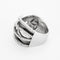 Bague 55 Bague or blanc diamants 58 Facettes RL05