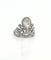 Bague 54 Bague en or  blanc 18 carats et diamants 58 Facettes