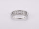 Bague 54 Bague en or blanc avec diamants 58 Facettes 2040