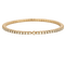 Bracelet Bracelet souple en or rose et diamants 58 Facettes JBR0012-16