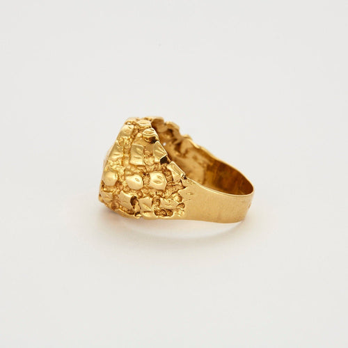 Bague Bague or jaune avec motif 58 Facettes LP576