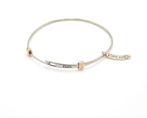 Bracelet Bracelet rigide DoDo en argent et or 9 carats 58 Facettes 13878