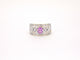 Bague 54 Bague en or jaune sertie de diamants et d'une pierre précieuse 58 Facettes 2241