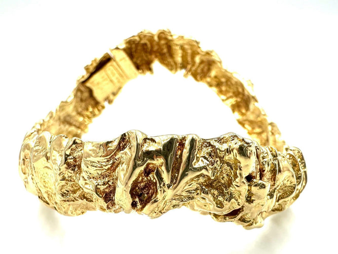 Bracelet GILBERT ALBERT - Bracelet or jaune 58 Facettes