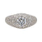 Bague 51 Bague Bandeau Or blanc Diamant 58 Facettes 3456109CN