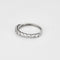 Bague 53 Demi-Alliance en or blanc et diamants 58 Facettes PER0261X3
