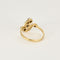 Bague 54,5 Bague en or jaune, or blanc et diamants 58 Facettes LAV1851