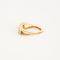 Bague 53.5 Bague or jaune et diamants 58 Facettes LP778/12