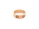 Bague 52 bague CARTIER love classique crb4084800 t52 en or rose 18k 5.6gr 58 Facettes 265087