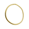 Collier Collier, "Tubogas", or jaune. 58 Facettes 34337