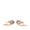 Boucles d'oreilles Dormeuses or rose et diamant - Année 1900 58 Facettes 1.0000124/1