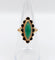 Bague 53 Bague marquise or jaune, chrysoprase et grenats (circa 1890) 58 Facettes A05098